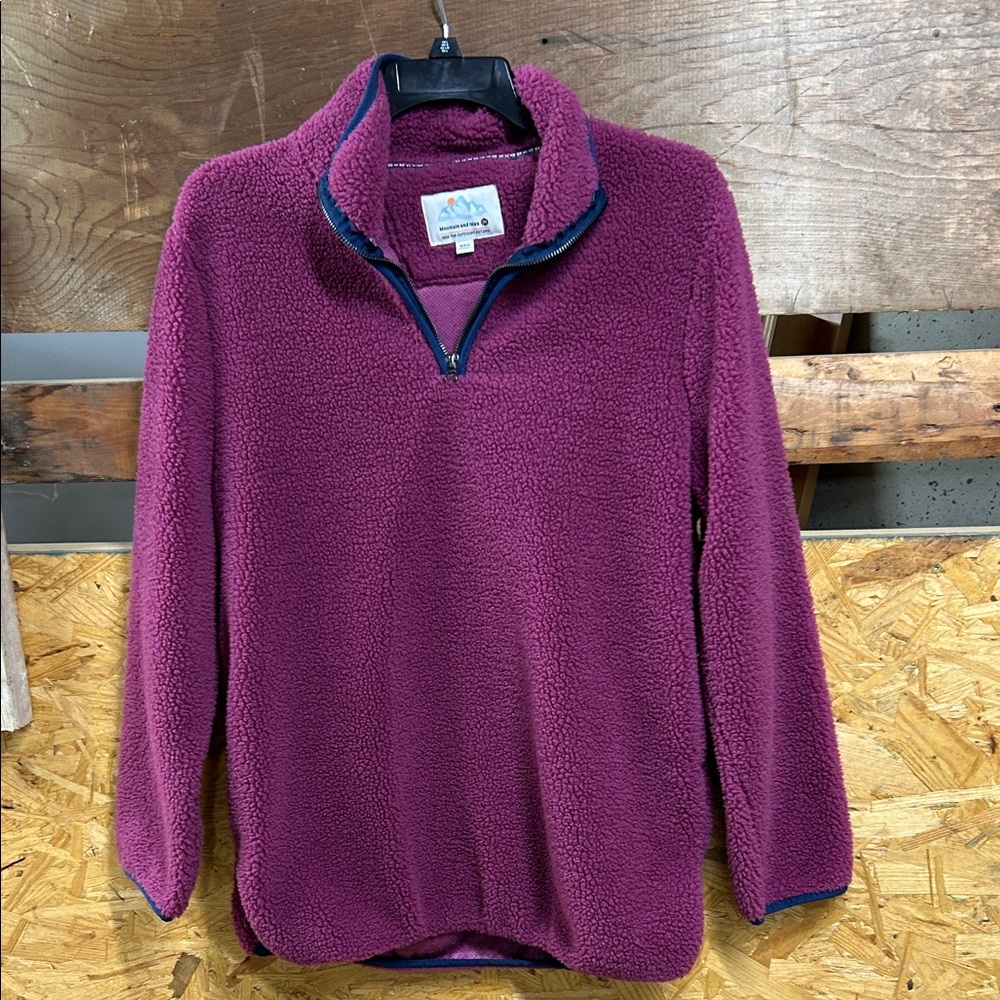 Cozy Plum Teddy Jacket